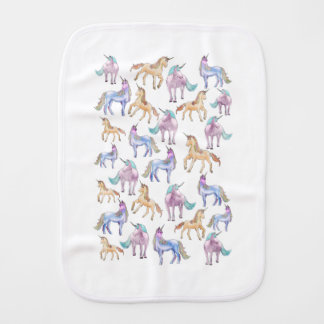 Unicorns burb cloth