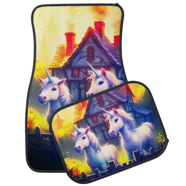 Unicorns Car Floor Mat (Set)