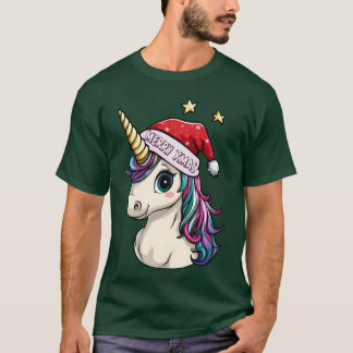 Unicorns Christmas girl T-Shirt