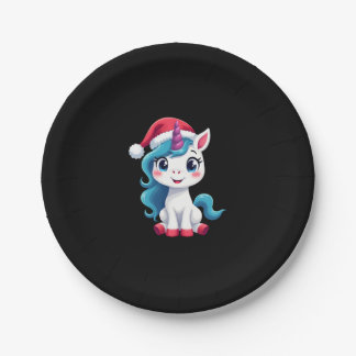Unicorns Christmas_Santa Claus Unicorn Tank Top (1 Paper Plates