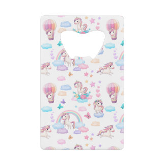 Unicorns Credit Card Bottle Opener