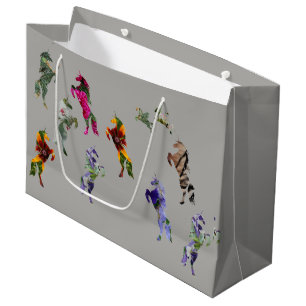 Unicorns Custom Gift Bag - Large, Glossy