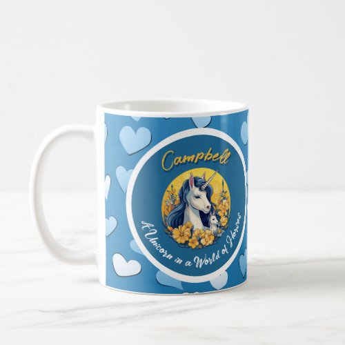 Unicorns Hearts Down Syndrome Awareness Coffee Mug