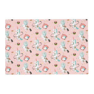 Unicorns In Space Pattern Placemat
