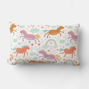 Unicorns Lumbar Pillow