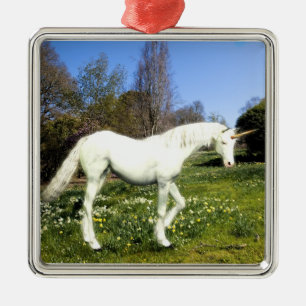 Unicorns Metal Ornament