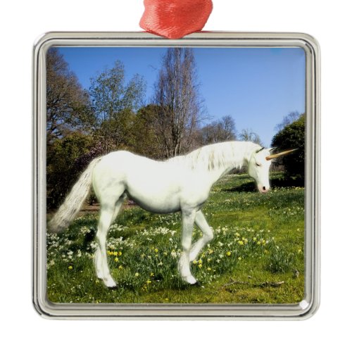 Unicorns Metal Ornament