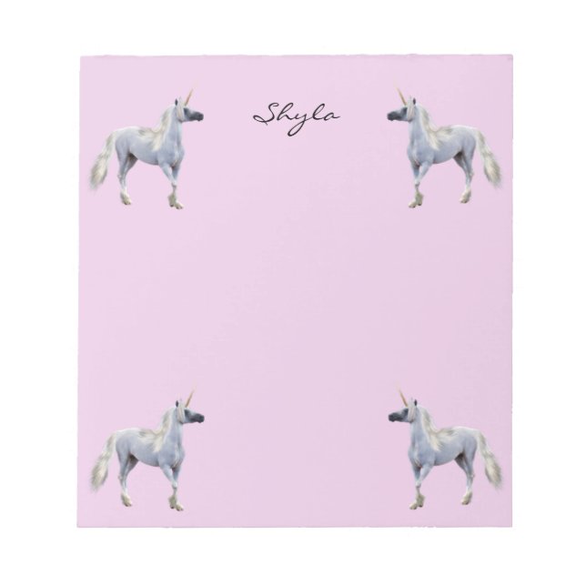 Unicorns Notepad (Front)