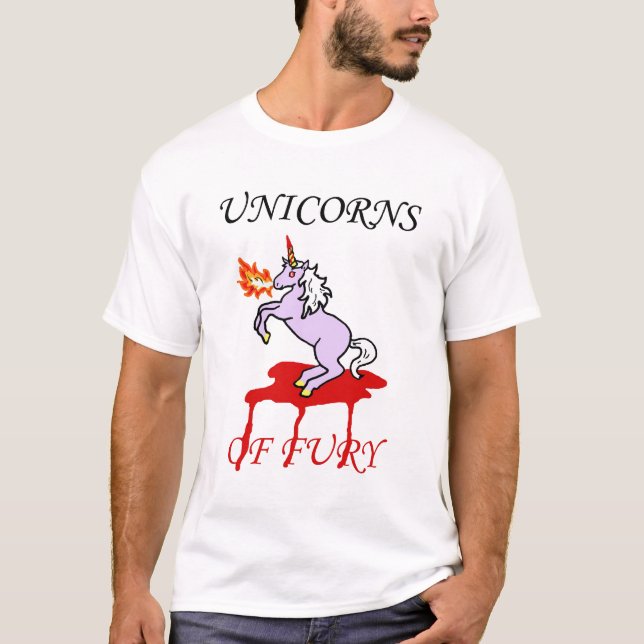 Unicorns of Fury I T-Shirt (Front)