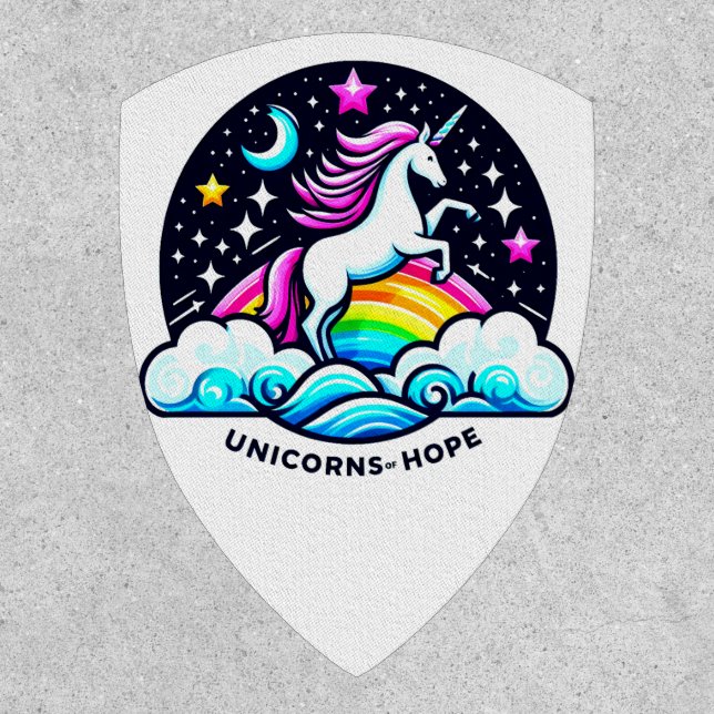 Unicorns of Hope Shield Patch (Front)