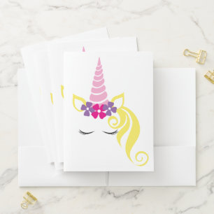 Unicorns Pocket Folder