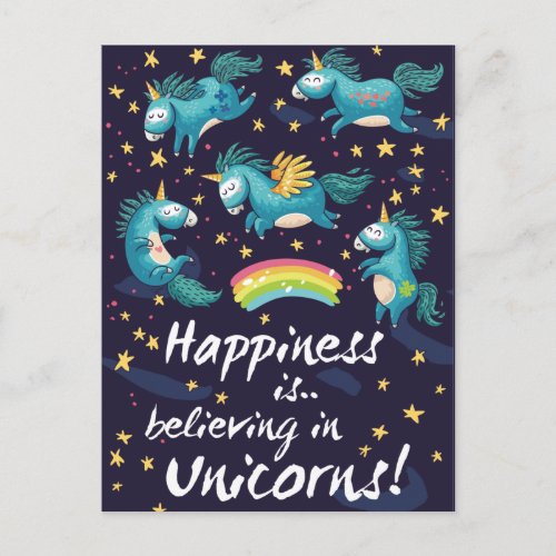 Unicorns Postcard