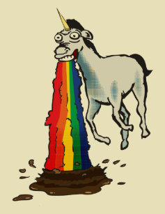 puking rainbow t shirts shirt designs zazzle