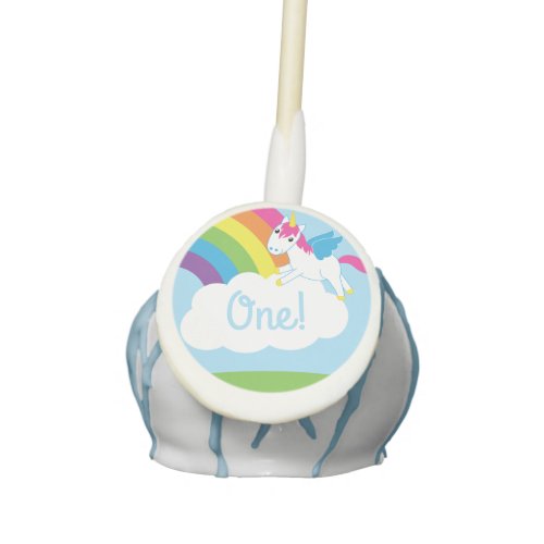 Unicorns  Rainbows Kids Birthday Party Cute Cake Pops