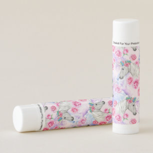 Unicorns & Roses Pattern Lip Balm