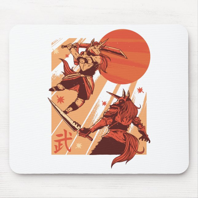 Unicorns Warriors Mouse Pad (Front)