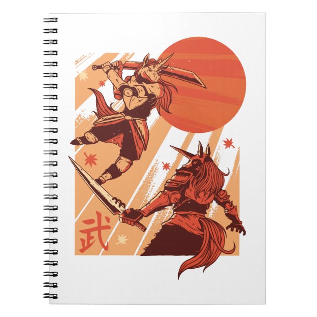 Unicorns Warriors Notebook (Front)