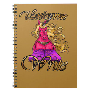 Unicorns Write Notebook