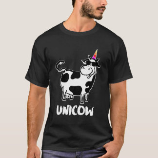 Unicow Cute Dairy Cow Farmer Shirt Funny Cow Lover