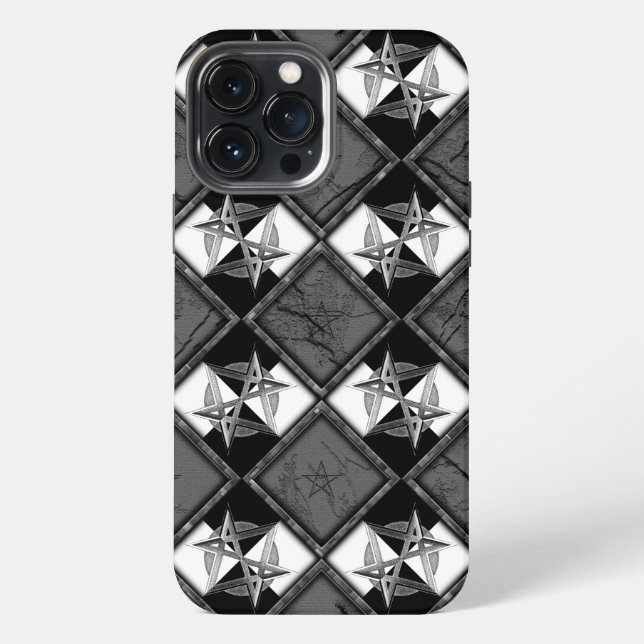 Unicursal patter iphone case (Back)