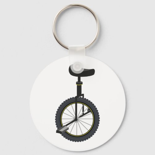 Unicycle Keychain