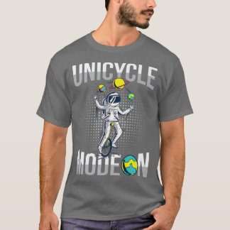 Unicycle Mode on Design for an Unicycle Rider T-Shirt