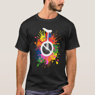 Unicycle Monocycle For Kids Holi Unicyclist And Un T-Shirt