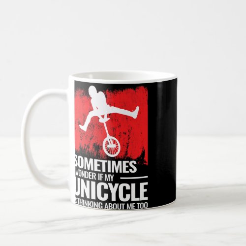 Unicycle Monocycle For Kids Unicyclist Cyclist Uni Coffee Mug