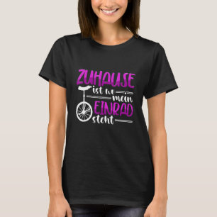 Unicycle One Wheel Circus Balance Children's Unicy T-Shirt