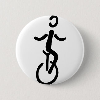 unicycle pinback button