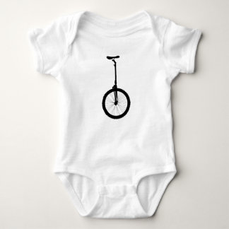Unicycle Silhouette Baby Bodysuit