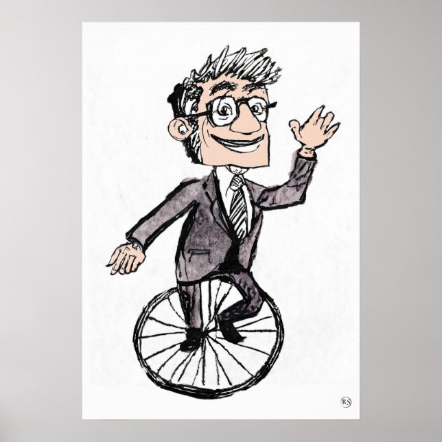 Unicyclist - Archival Print (Front)