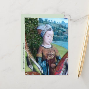 Unidentified Virgin Martyr [St. Cecilia(?)] Postcard