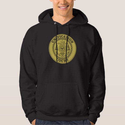 Unification Court Mens Hoodie Black