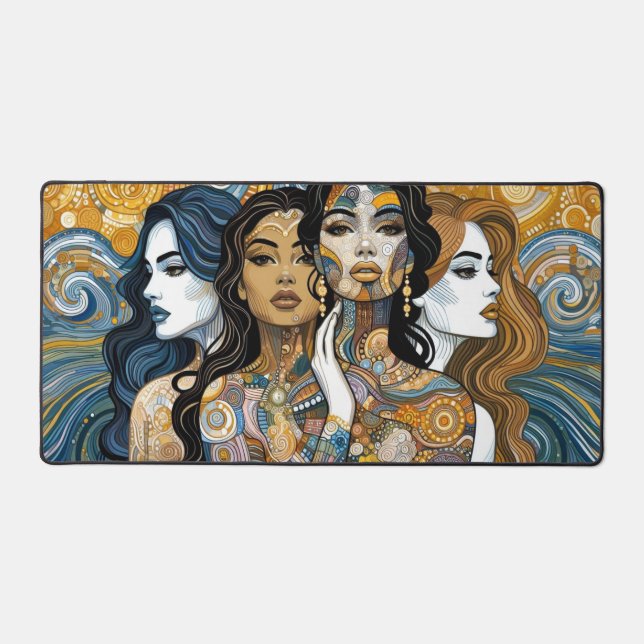 "Unified Radiance" Desk Mat (Front)