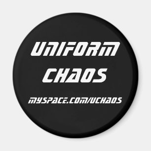Uniform Chaos magnet - white