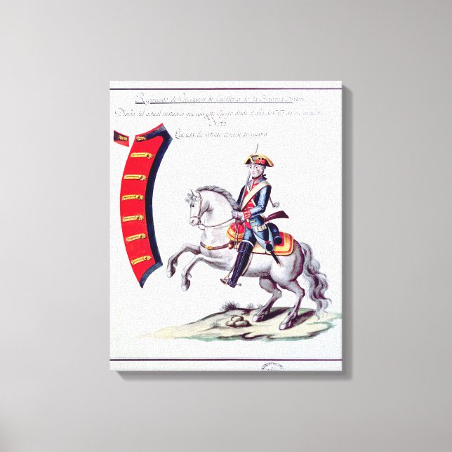 Uniform of the Volunteers Canvas Print (Front)