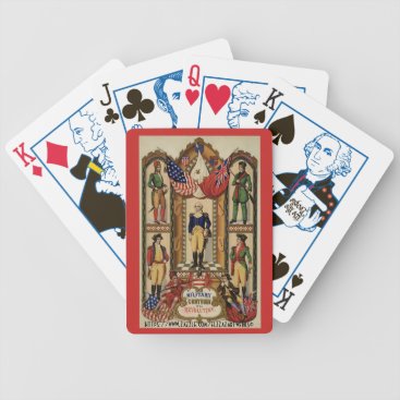 "Uniforms of 1775" Bicycle Playing Cards "Uniforms of 1775" Bicycle Playing Cards