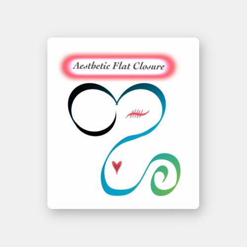 Unilateral Mastectomy Heart Sticker