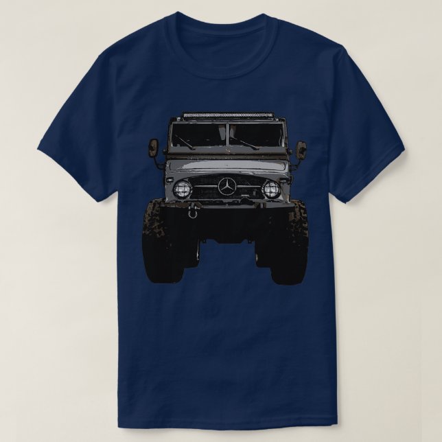 UNIMOG retro grey  T-Shirt (Design Front)