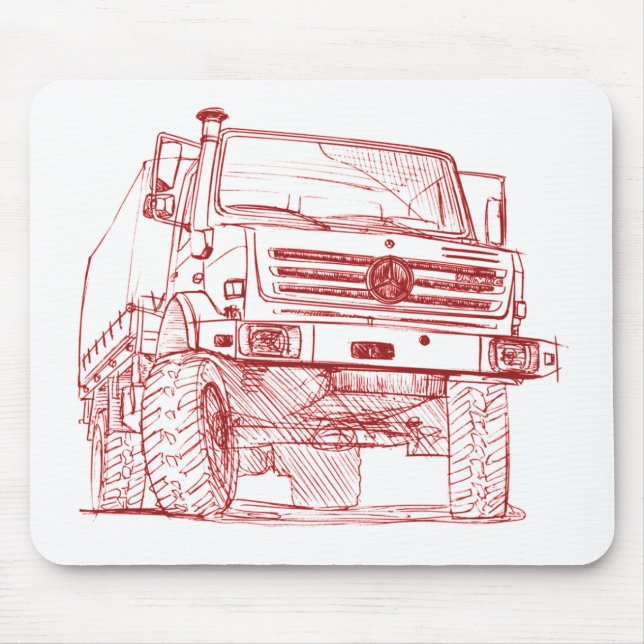 Unimog U5000 Mouse Pad (Front)