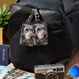 "Unimpressed Majesty: The Wolfhounds' Stoic Gaze" Luggage Tag