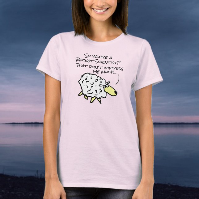 Unimpressed Sheep - Rocket Scientist T-Shirt (Creator Uploaded)