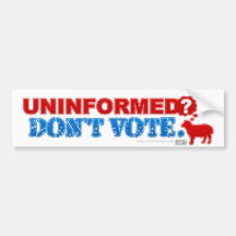 Uninformed? Don't Vote