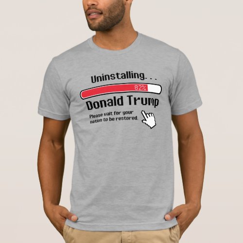 UNINSTALLING DONALD TRUMP T_Shirt