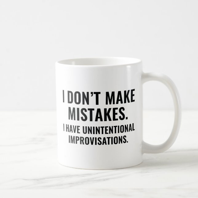Unintentional Improvisations Coffee Mug (Right)