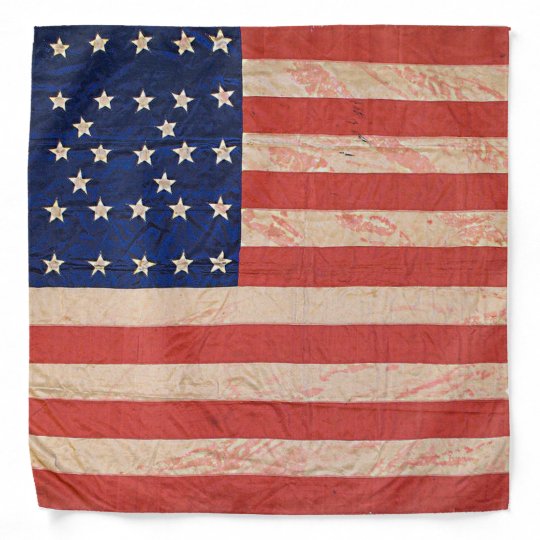 Union Army Civil War Flag Stained Distressed Bandana | Zazzle.com