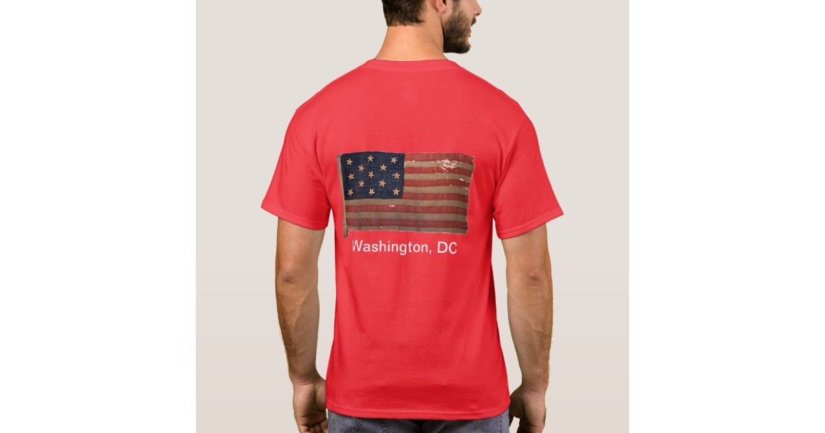 Union Army Flag USA Vintage Monogram Civil War T-Shirt | Zazzle.com