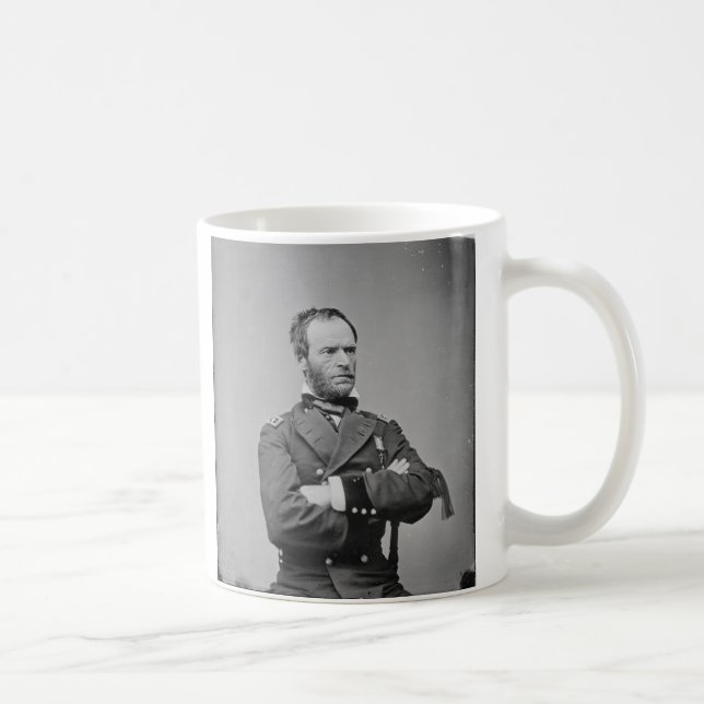 Union Army General William Tecumseh Sherman Coffee Mug (Right)
