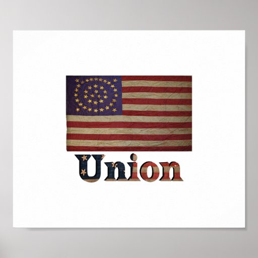 Union Army USA Civil War Flag Poster | Zazzle